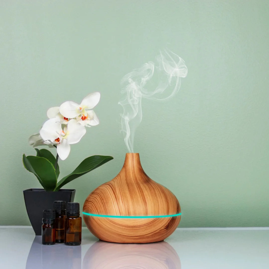 Diffusore per oli essenziali con aromaterapia in ambiente rilassante