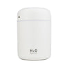 Diffusore per oli essenziali USB bianco dal design minimalista vista frontale