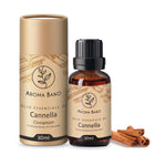 Olio essenziale di cannella Aroma Bano flacone da 30 ml con confezione