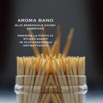 Olio essenziale di Chiodi di Garofano Aroma Bano utilizzato con stuzzicadenti per azione antibatterica naturale