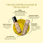 Benefici del roll-on all’elicriso Aromabano per pelle, equilibrio e benessere quotidiano